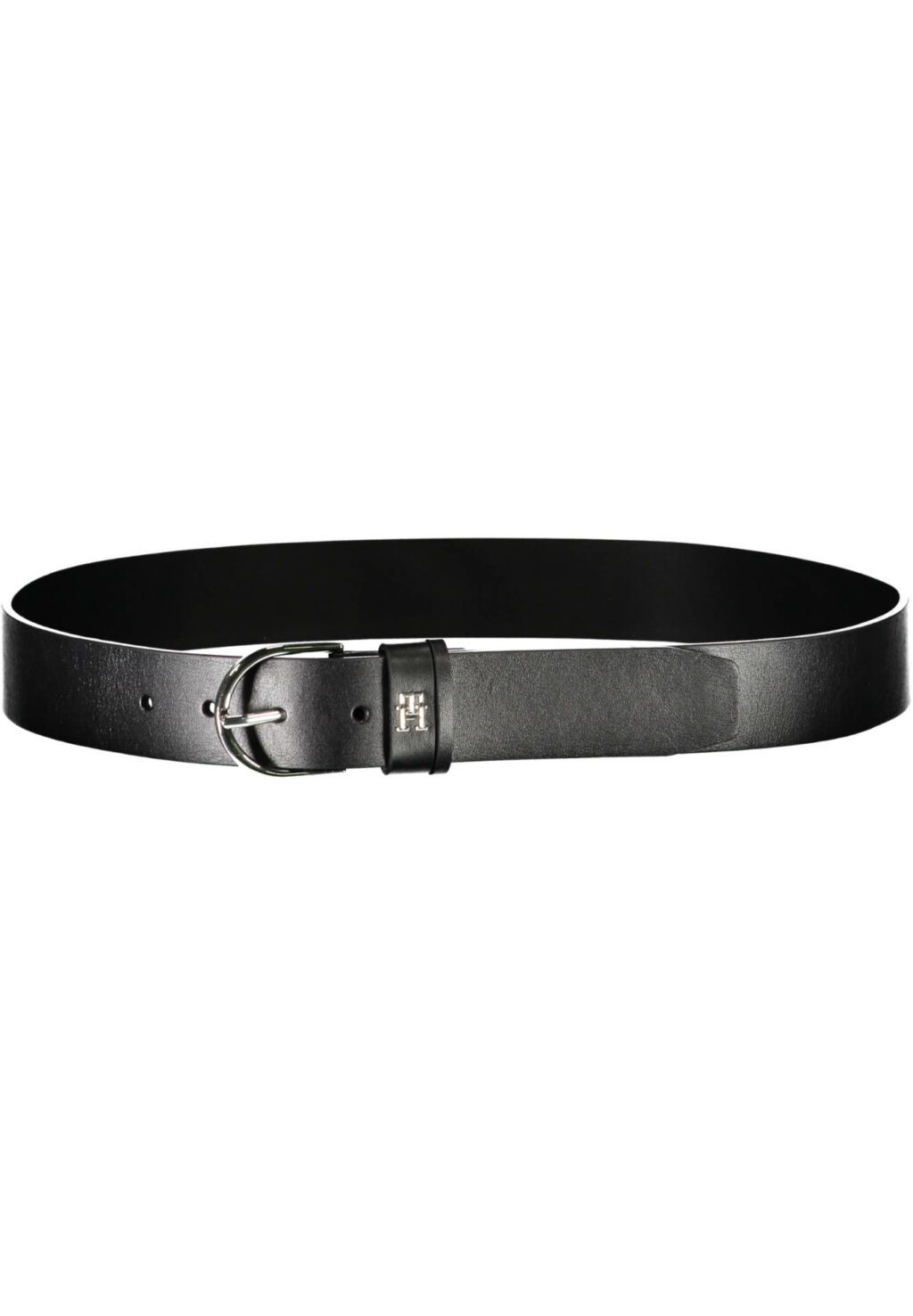TOMMY HILFIGER LEATHER BELT WOMEN BLACK AW0AW14249_NERO_BDS
