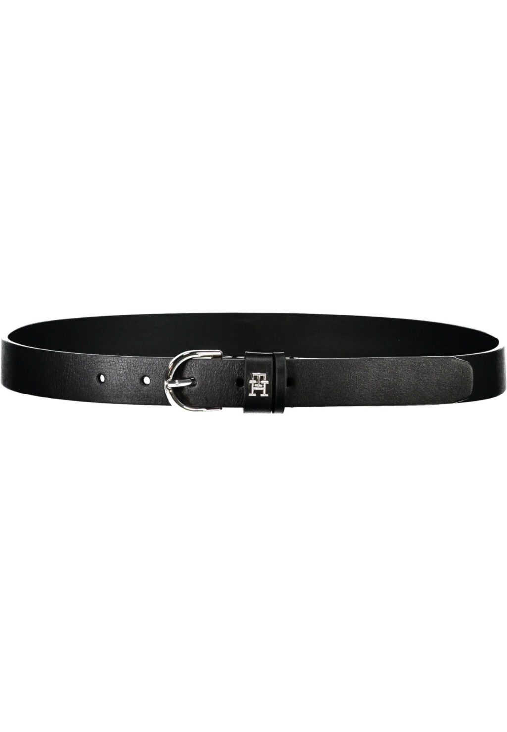 TOMMY HILFIGER LEATHER BELT WOMEN BLACK AW0AW14625_NERO_BDS