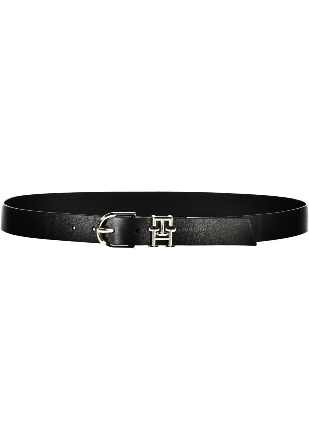TOMMY HILFIGER LEATHER BELT WOMEN BLACK AW0AW14943_NERO_BDS