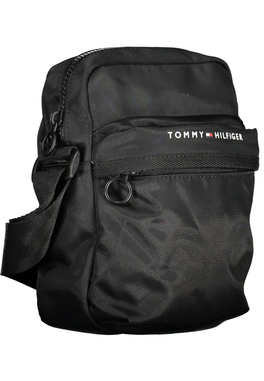 TOMMY HILFIGER MAN BLACK SHOULDER BAG AM0AM10914_NERO_BDS