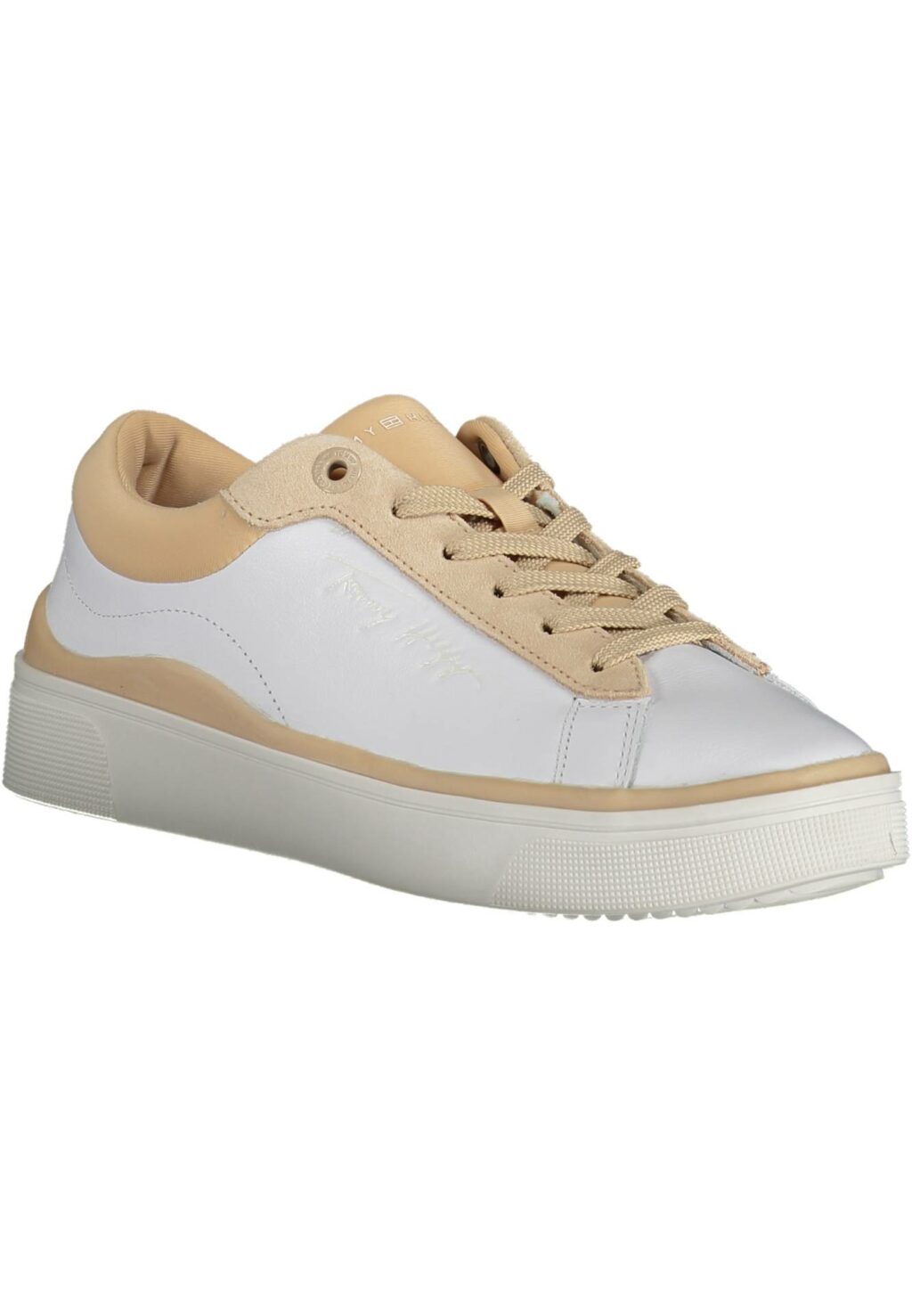 TOMMY HILFIGER WHITE WOMEN'S SPORTS SHOES FW0FW06317F_BIANCO_TRY