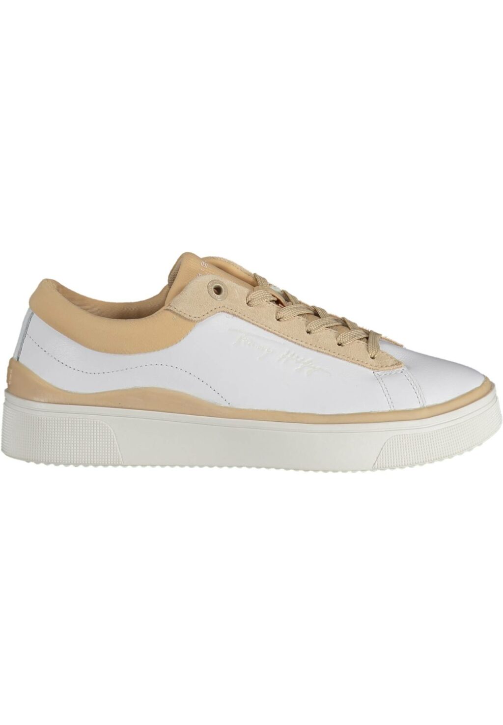 TOMMY HILFIGER WHITE WOMEN'S SPORTS SHOES FW0FW06317F_BIANCO_TRY
