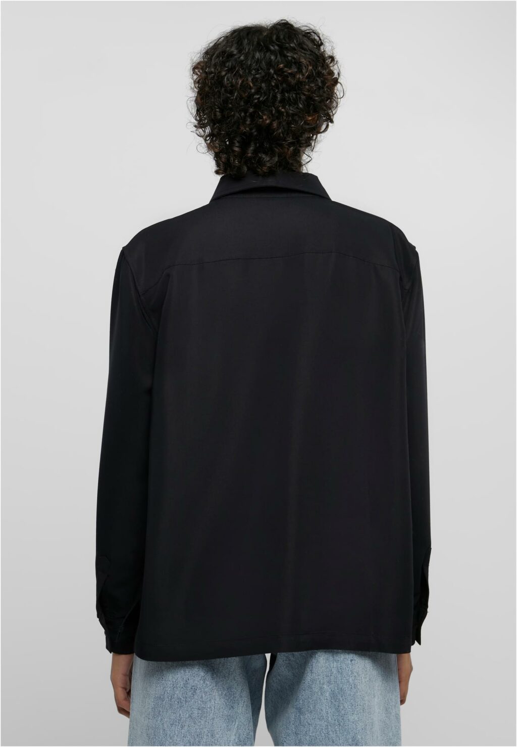Urban Classics Ladies Oversized Twill Shirt black TB6071