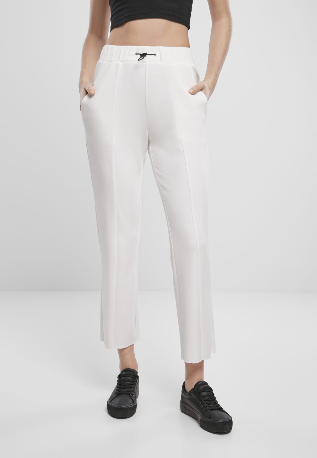 Urban Classics Ladies Soft Interlock Pants offwhite TB3410