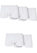 Urban Classics Solid Organic Cotton Boxer Shorts 5-Pack white+white+white+white+white TB6292