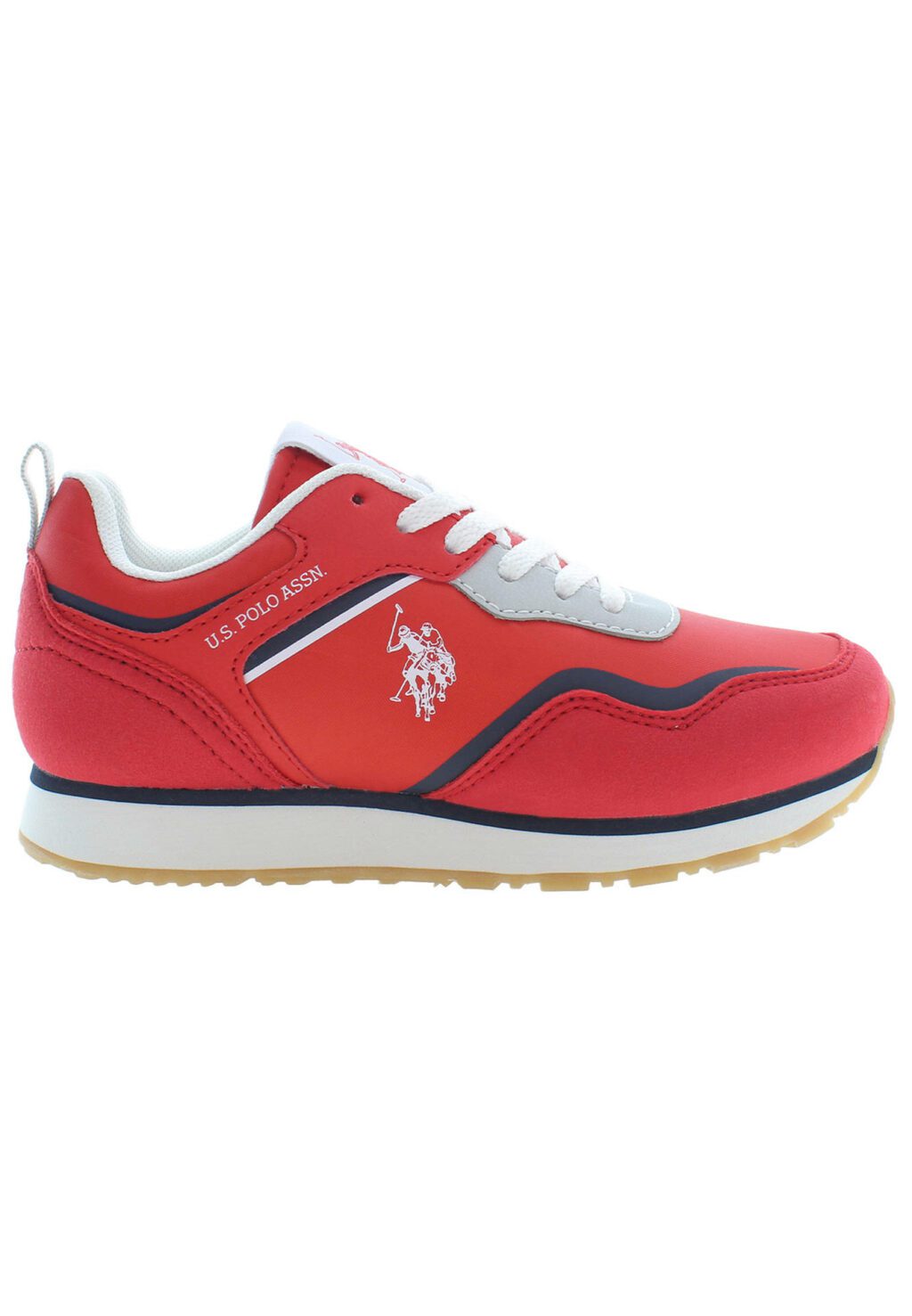 US POLO BEST PRICE RED SPORTS SHOES FOR KIDS NOBIK010K3NH1_ROSSO_RED-DBL02