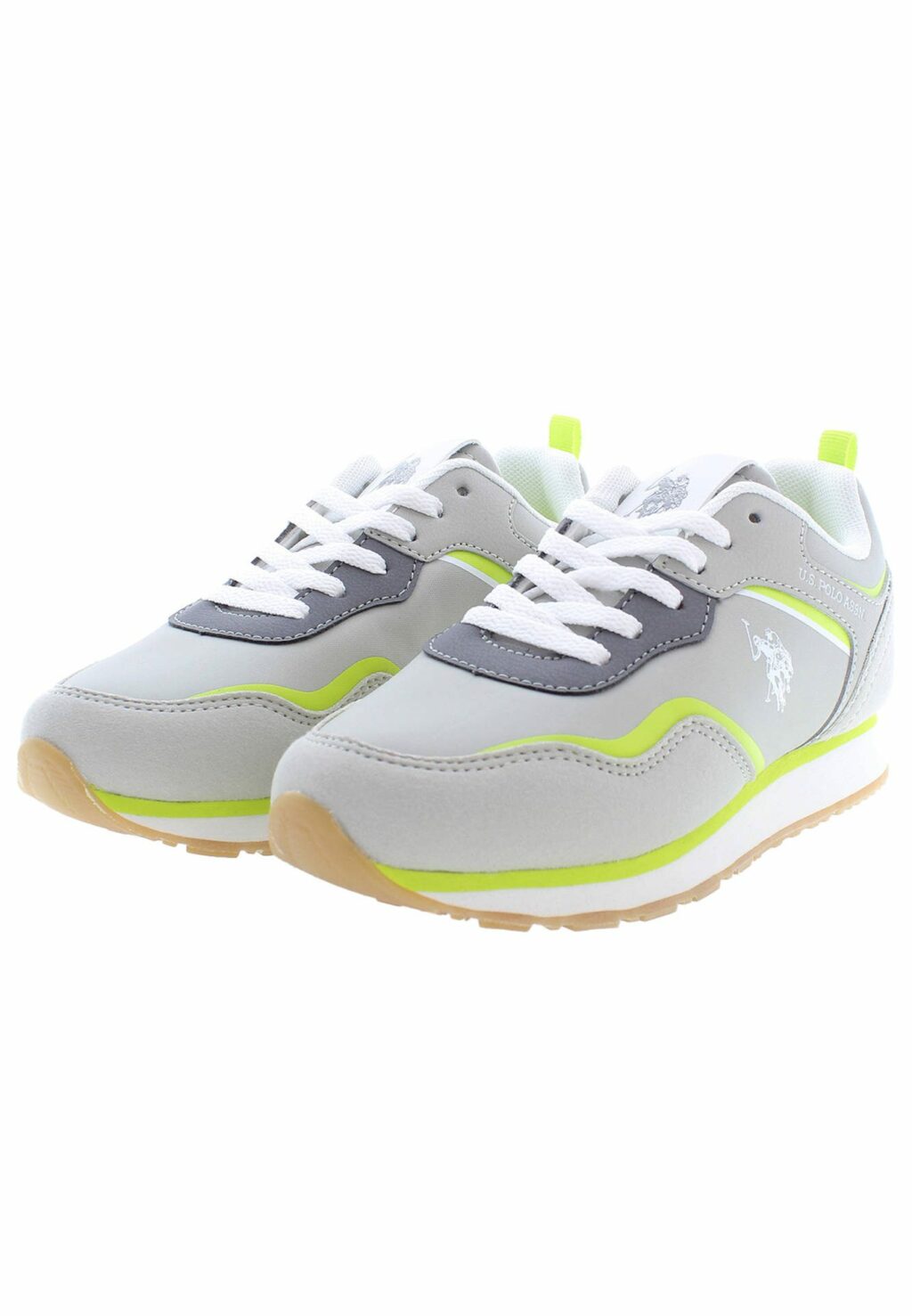 US POLO BEST PRICE SPORTS SHOES FOR KIDS NOBIK010K3NH1_GRIGIO_LGR-LGE02