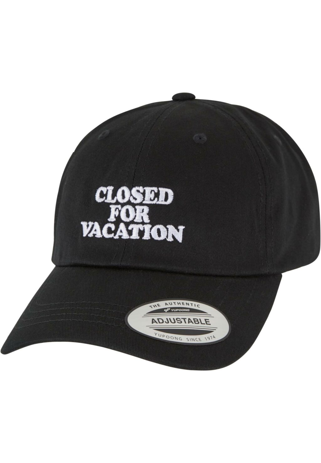 Closed For Vacation Dad Cap black one MT2835