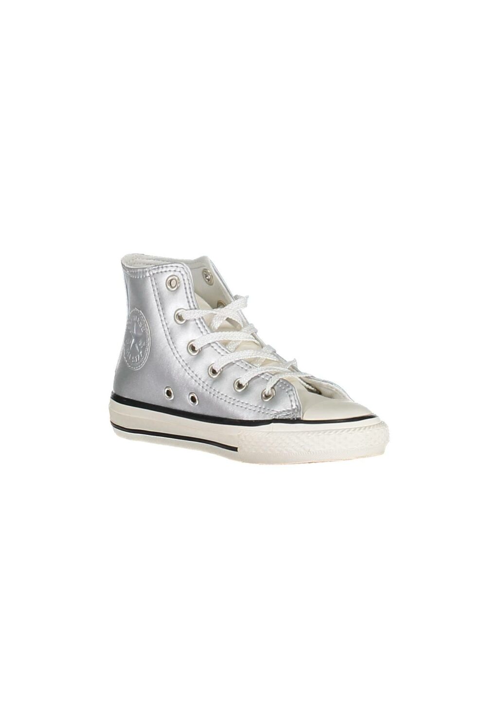 CONVERSE SPORTS SHOES FOR GIRLS SILVER 655127C_ARGENTO_SILVERSNOW-WHITEBLACK