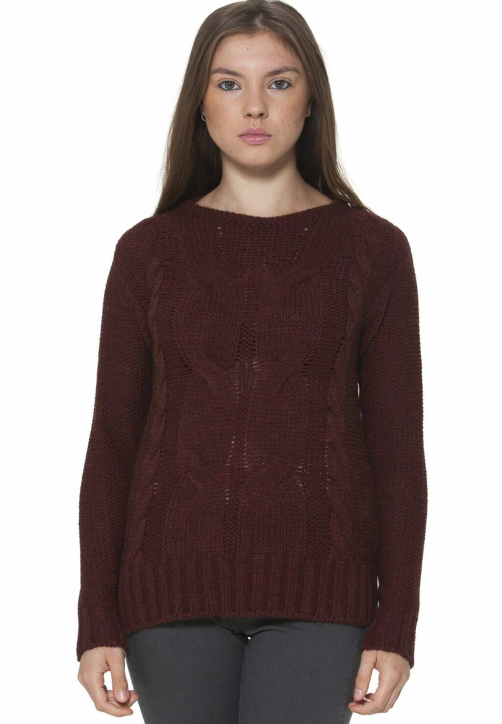 FRED PERRY WOMEN'S RED SWEATER 31372063_ROSSO_0174