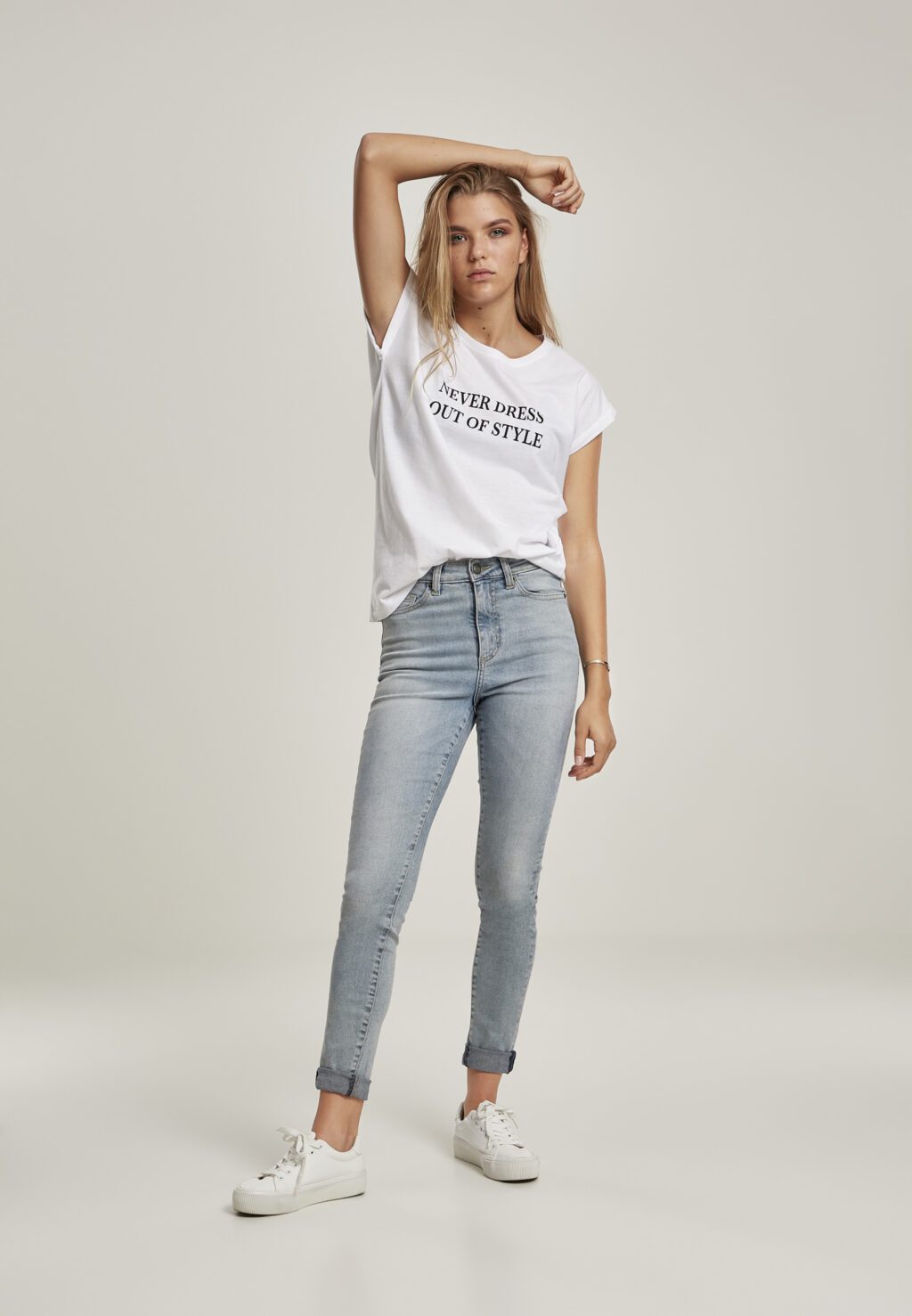 Ladies Never Out Of Style Tee white MT1154