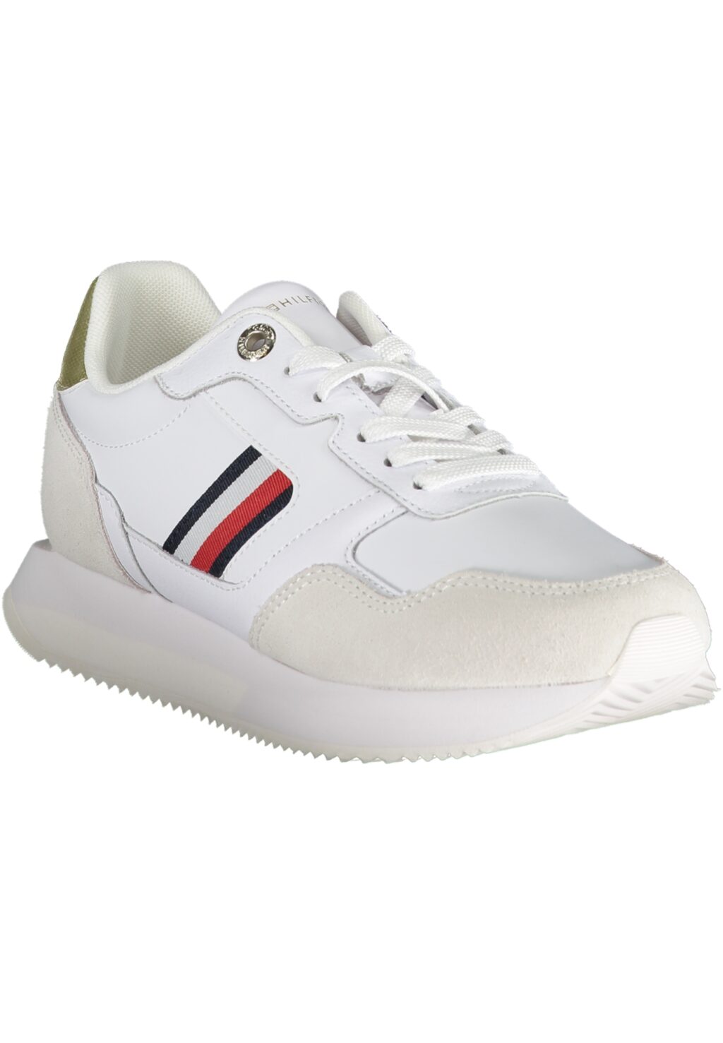 TOMMY HILFIGER WHITE WOMEN'S SPORTS SHOES FW0FW07584F_BIYBS