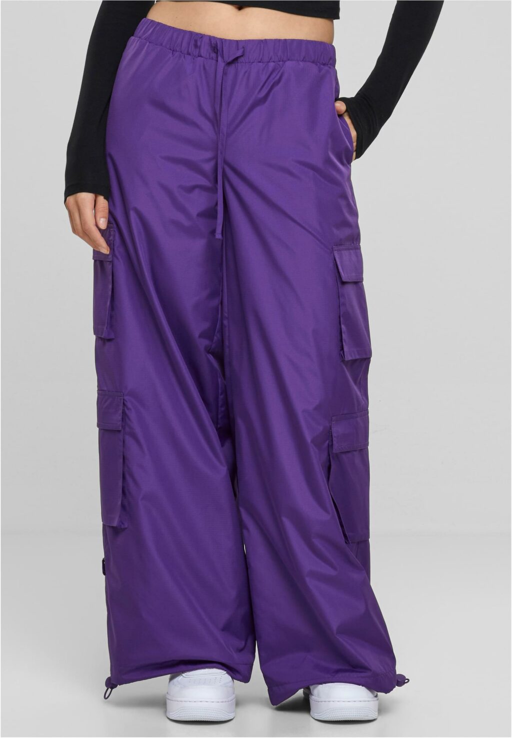 Urban Classics Ladies Ripstop Double Cargo Pants realviolet TB6100