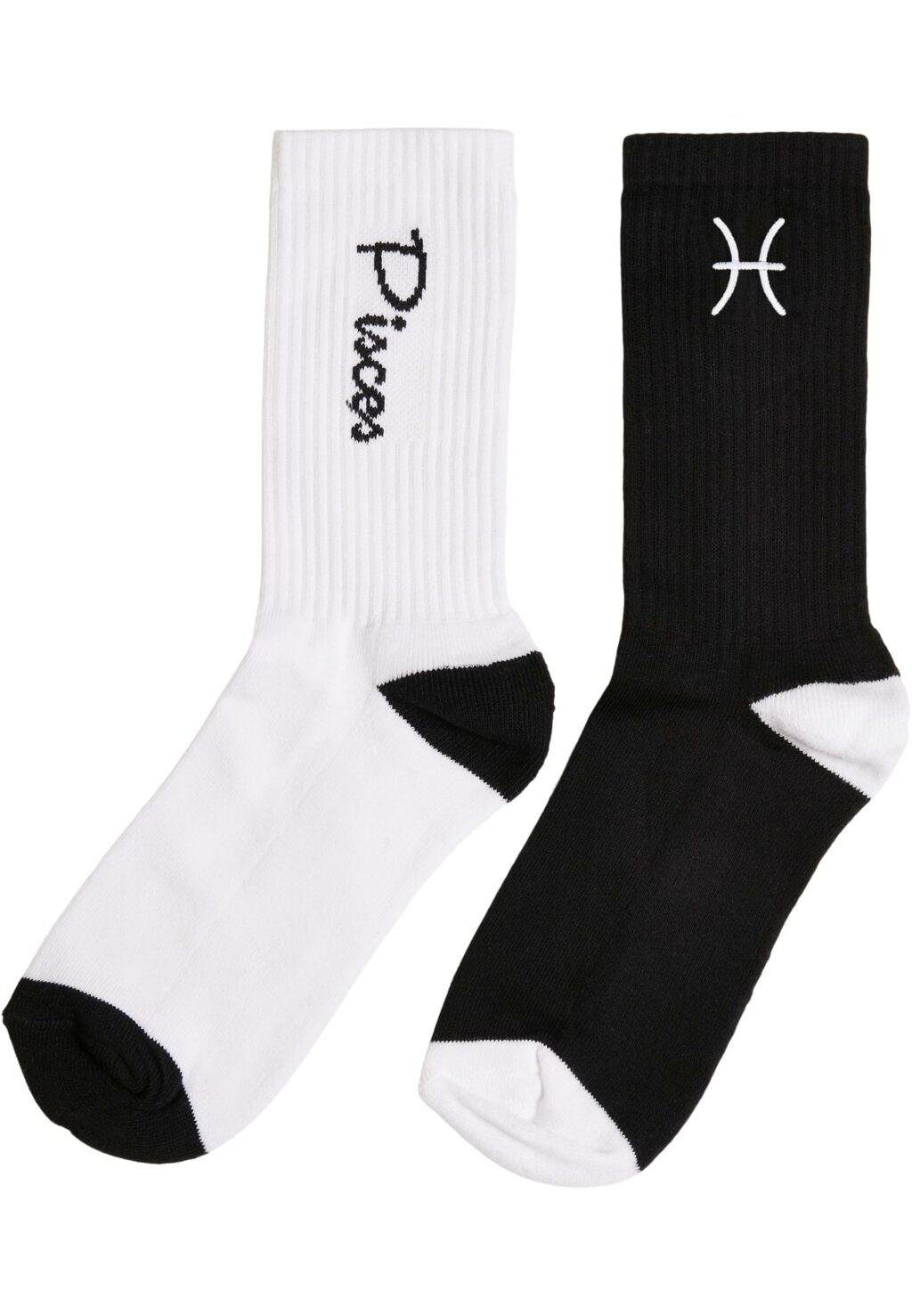 Zodiac Socks 2-Pack black/white pisces MT2235
