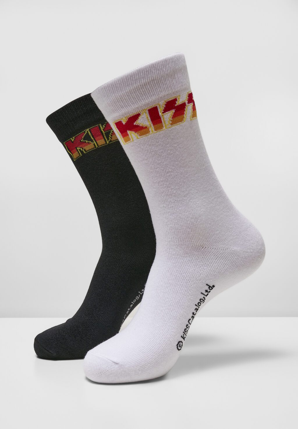 Kiss Socks 2-Pack black/white MC604