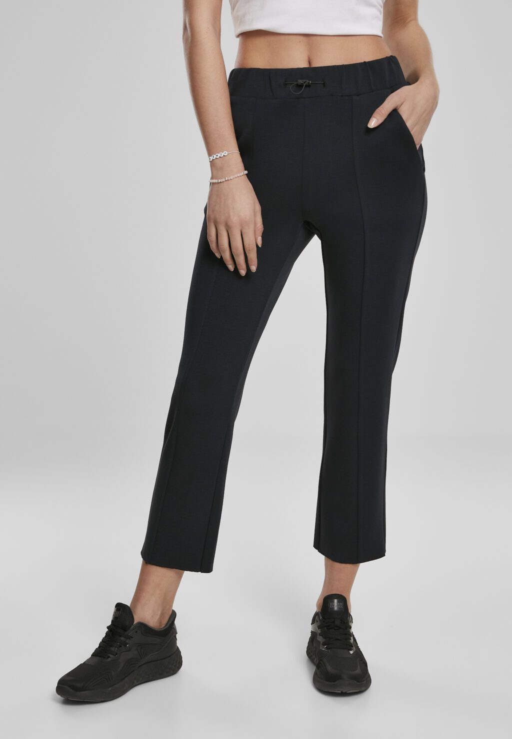 Urban Classics Ladies Soft Interlock Pants black TB3410