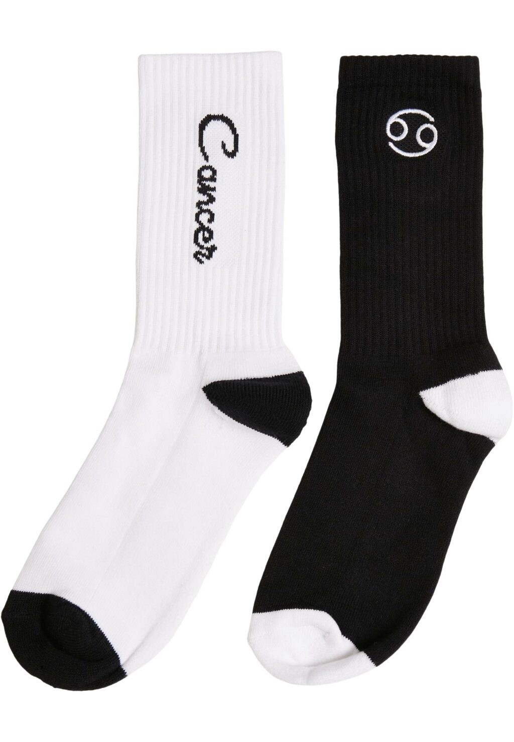 Zodiac Socks 2-Pack black/white cancer MT2235