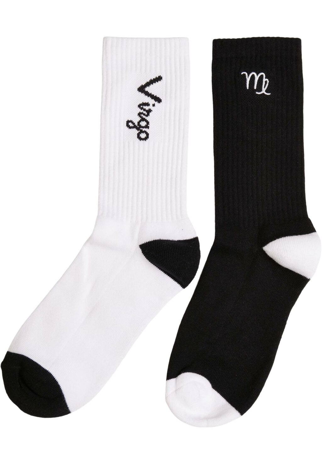 Zodiac Socks 2-Pack black/white virgo MT2235