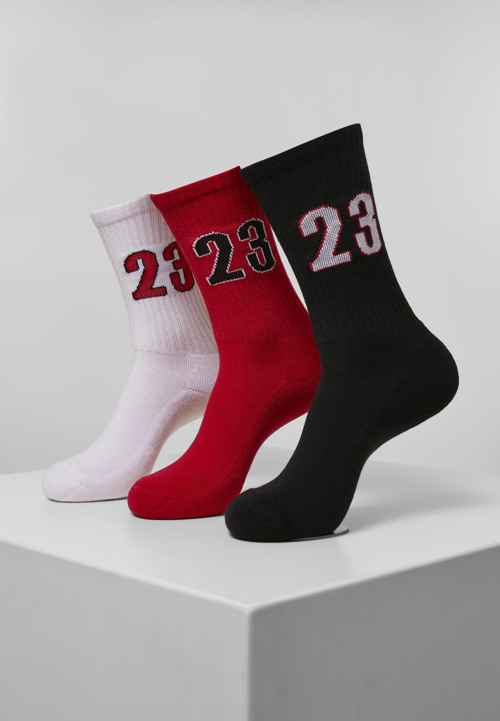 23 Socks 3-Pack white/black/red MT1720