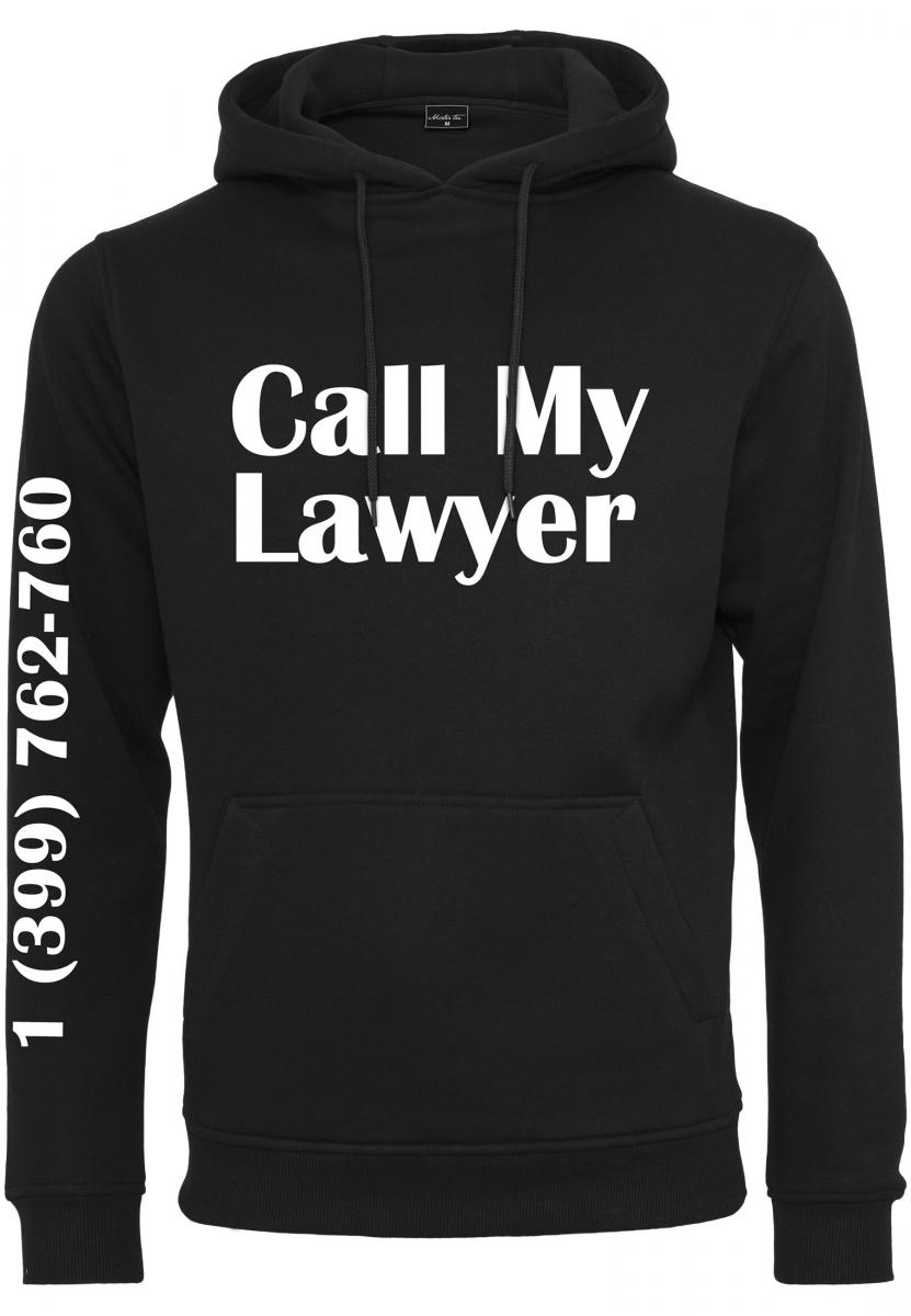 Call My Lawyer Hoody black MT991