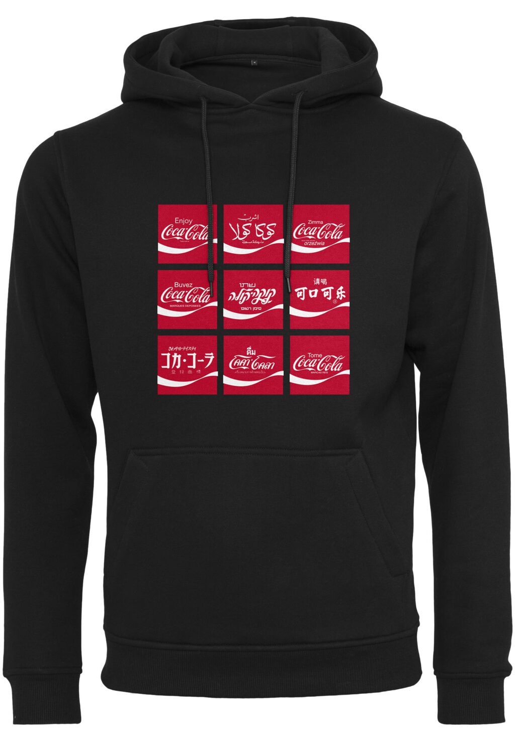 Coca Cola International Logo Hoody black MC444