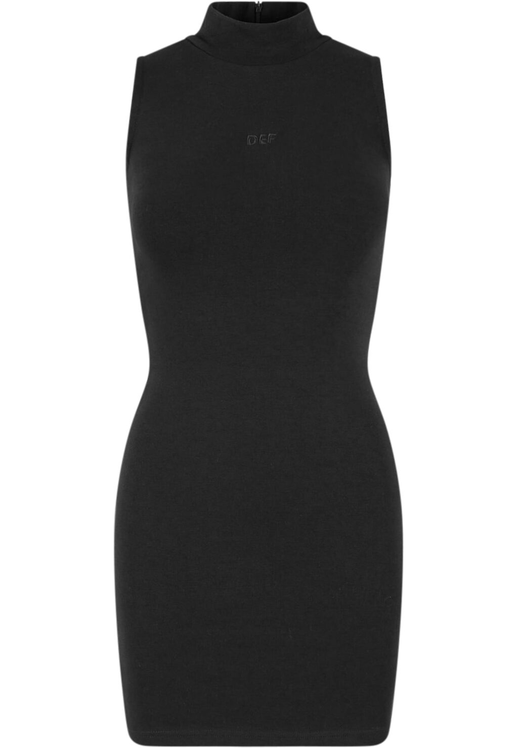 Fitted Sleeveless Dress black DFLDR070