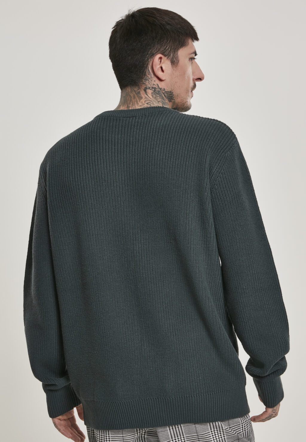 Urban Classics Cardigan Stitch Sweater bottlegreen TB3129
