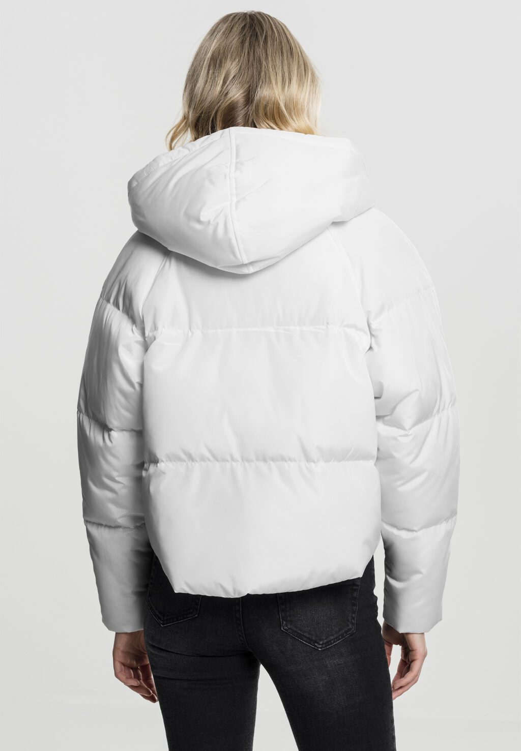 Urban Classics Ladies Hooded Oversized Puffer Jacket offwhite TB1758