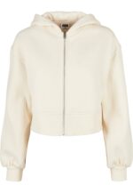 Urban Classics Ladies Short Oversized Zip Jacket whitesand TB4766