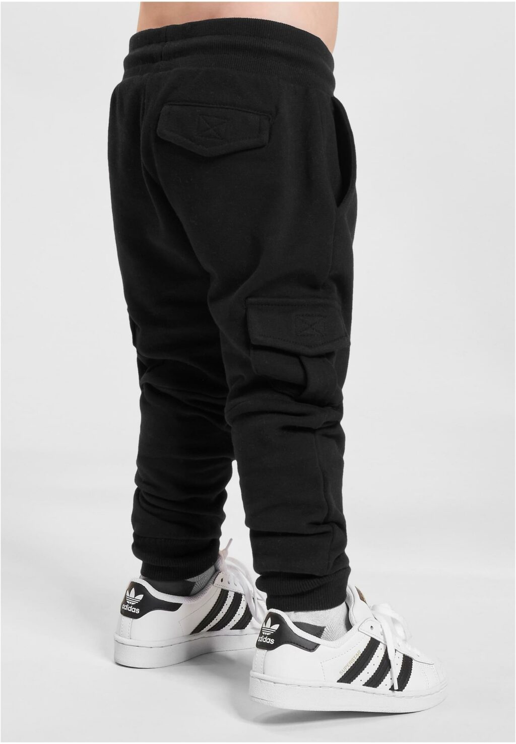Boys Fitted Cargo Sweatpants black UCK1395