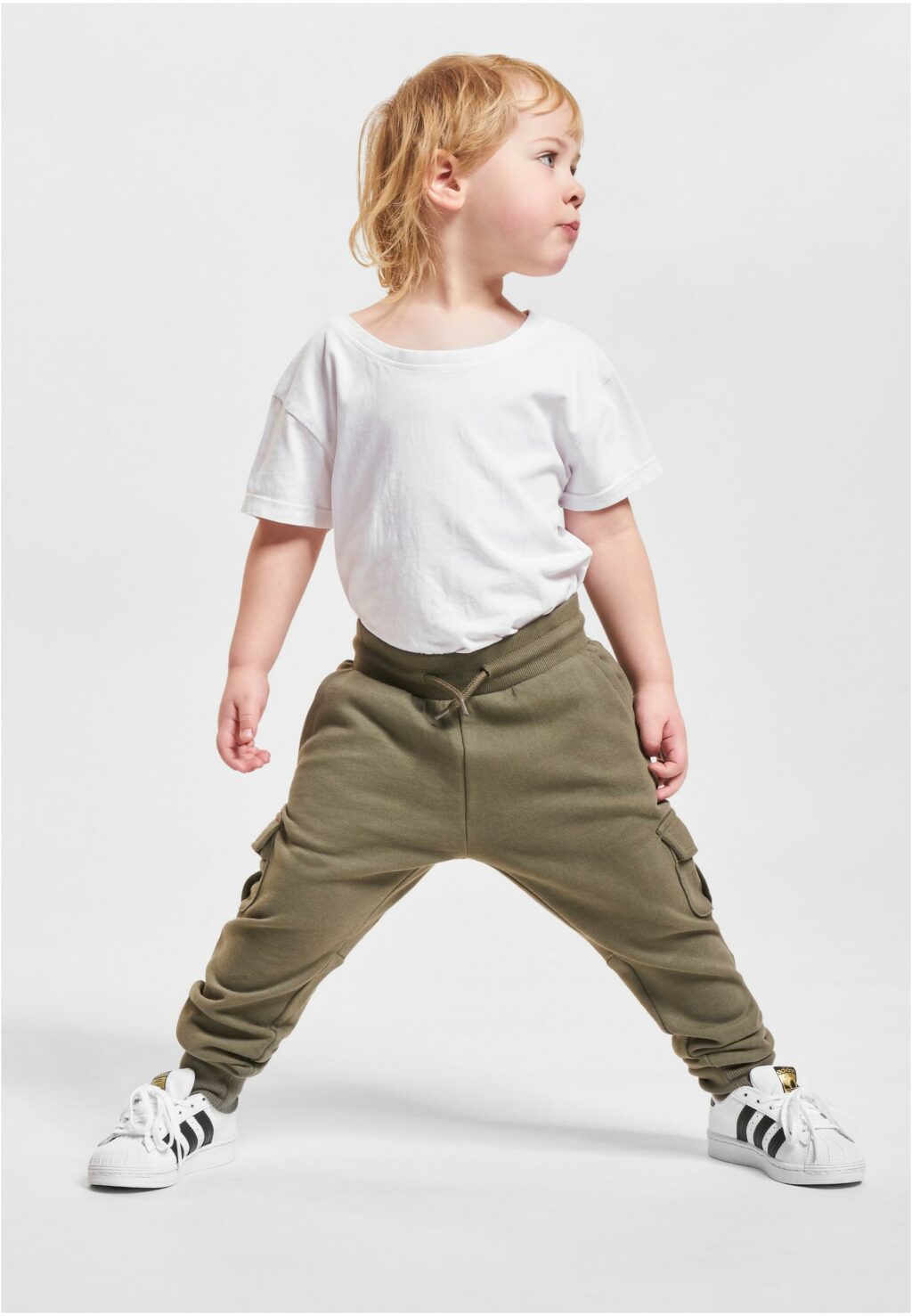 Boys Fitted Cargo Sweatpants olive UCK1395