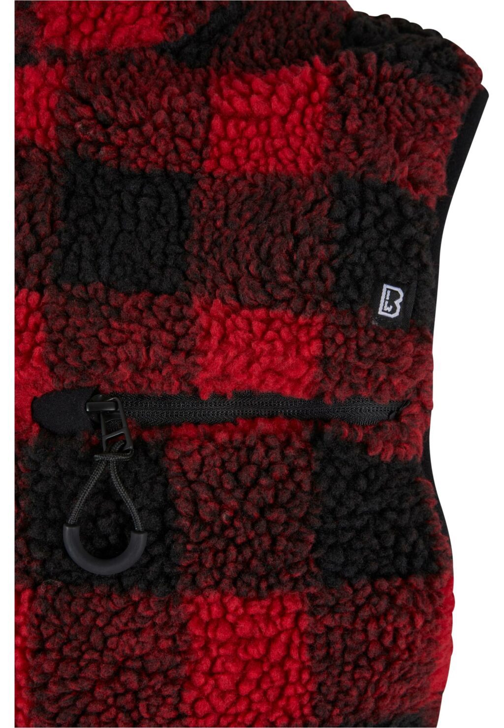Brandit Teddyfleece Vest Men red/black BD5025
