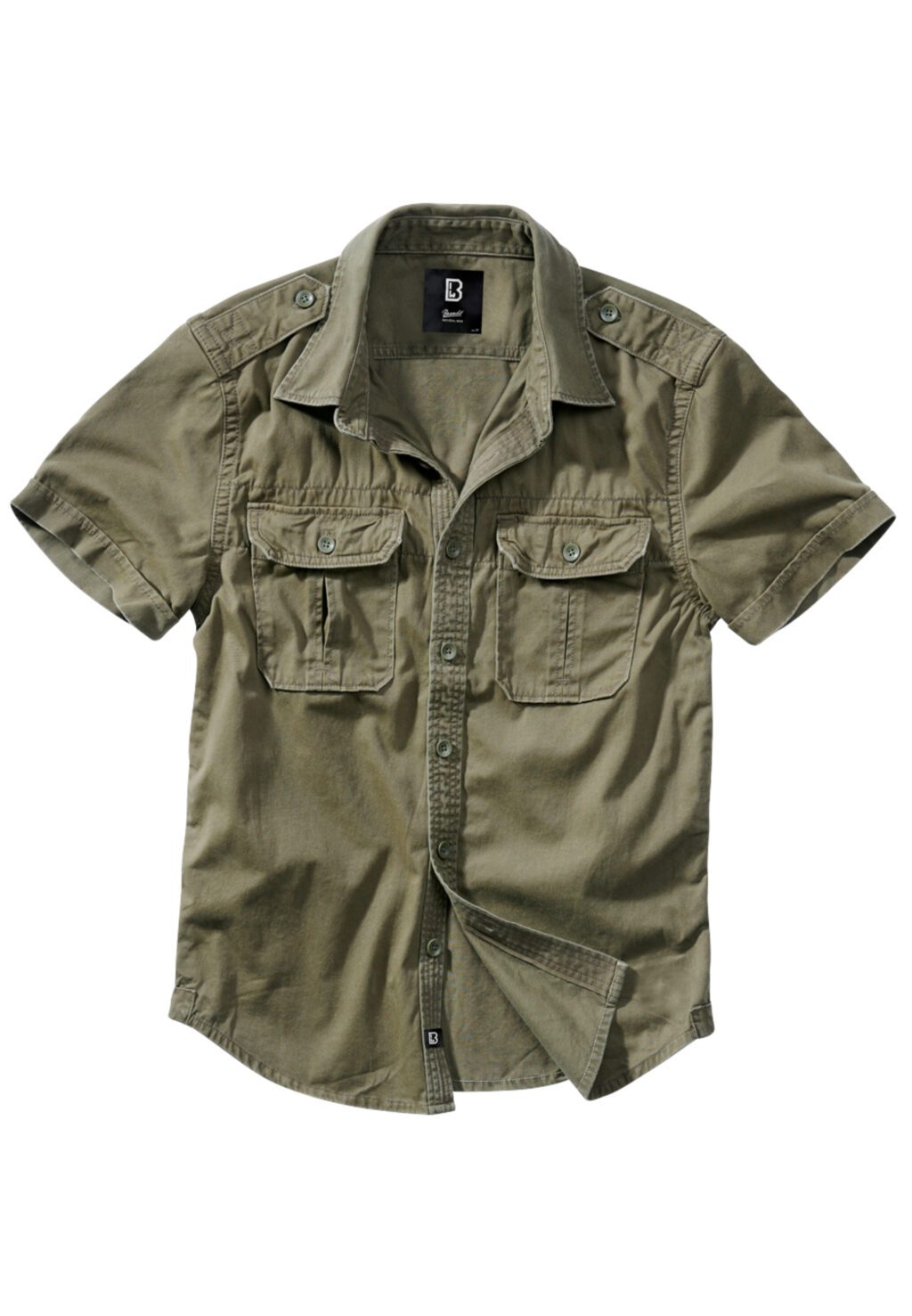 Brandit Vintage Shirt shortsleeve olive BD4024