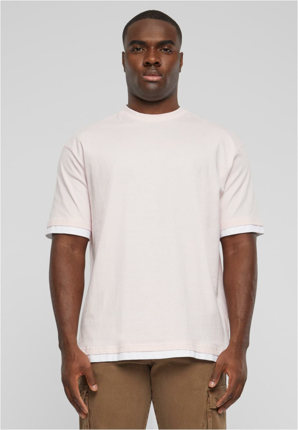 DEF Visible Layer T-Shirt pink/white DFTS237