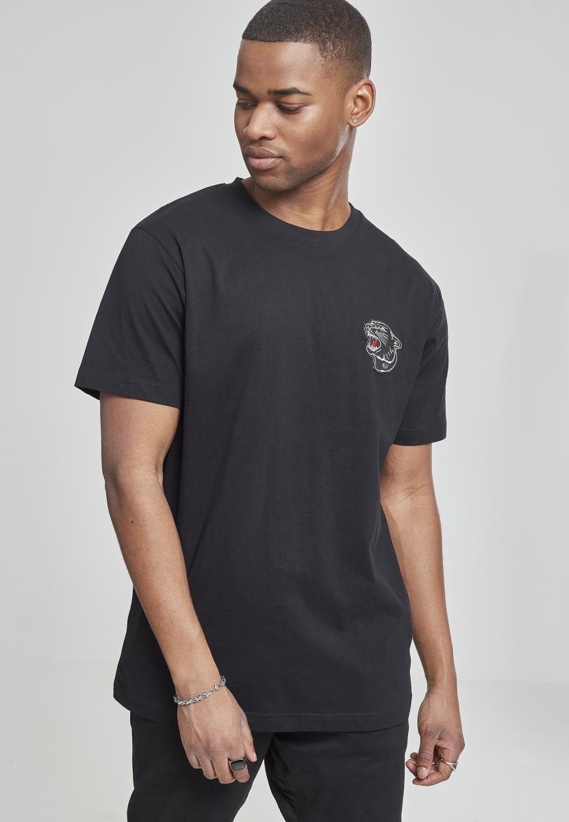 Embroidered Panther Tee black MT695