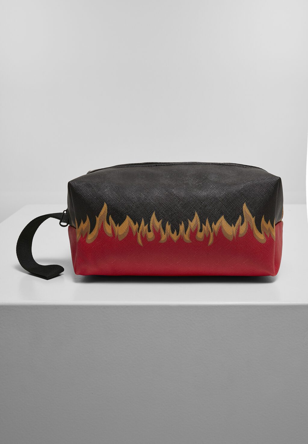 Flame Print Cosmetic Pouch black/red one MT1504