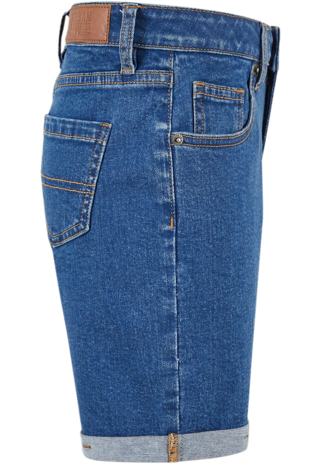 Girls Organic Stretch Denim 5 Pocket Shorts clearblue washed UCK4796