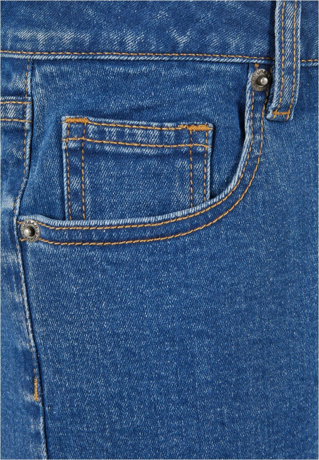 Girls Organic Stretch Denim 5 Pocket Shorts clearblue washed UCK4796
