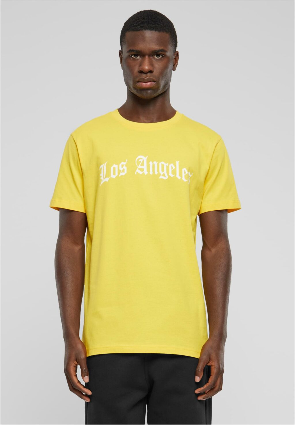 Los Angeles Wording Tee taxi yellow MT1578