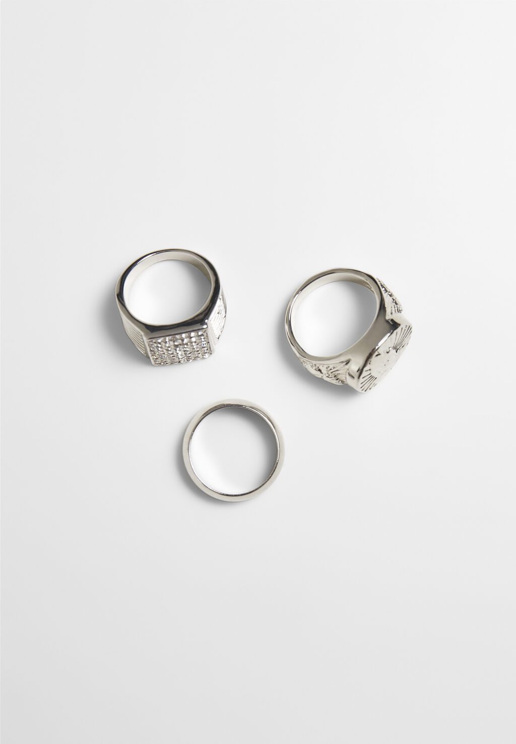 Pray Hands Ring 3-Pack silver TB4315
