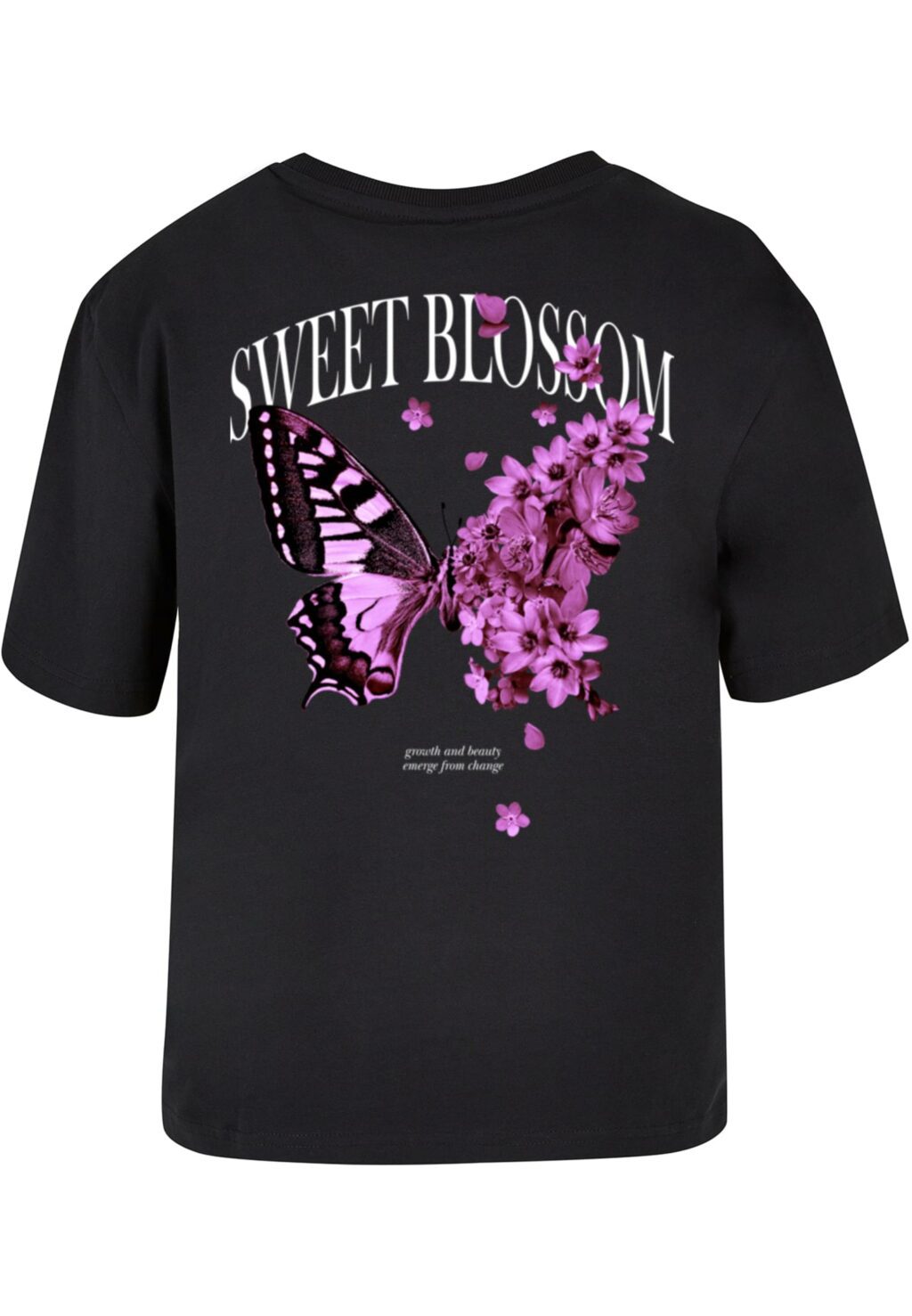 Sweet Blossom And Beauty Tee black MST077