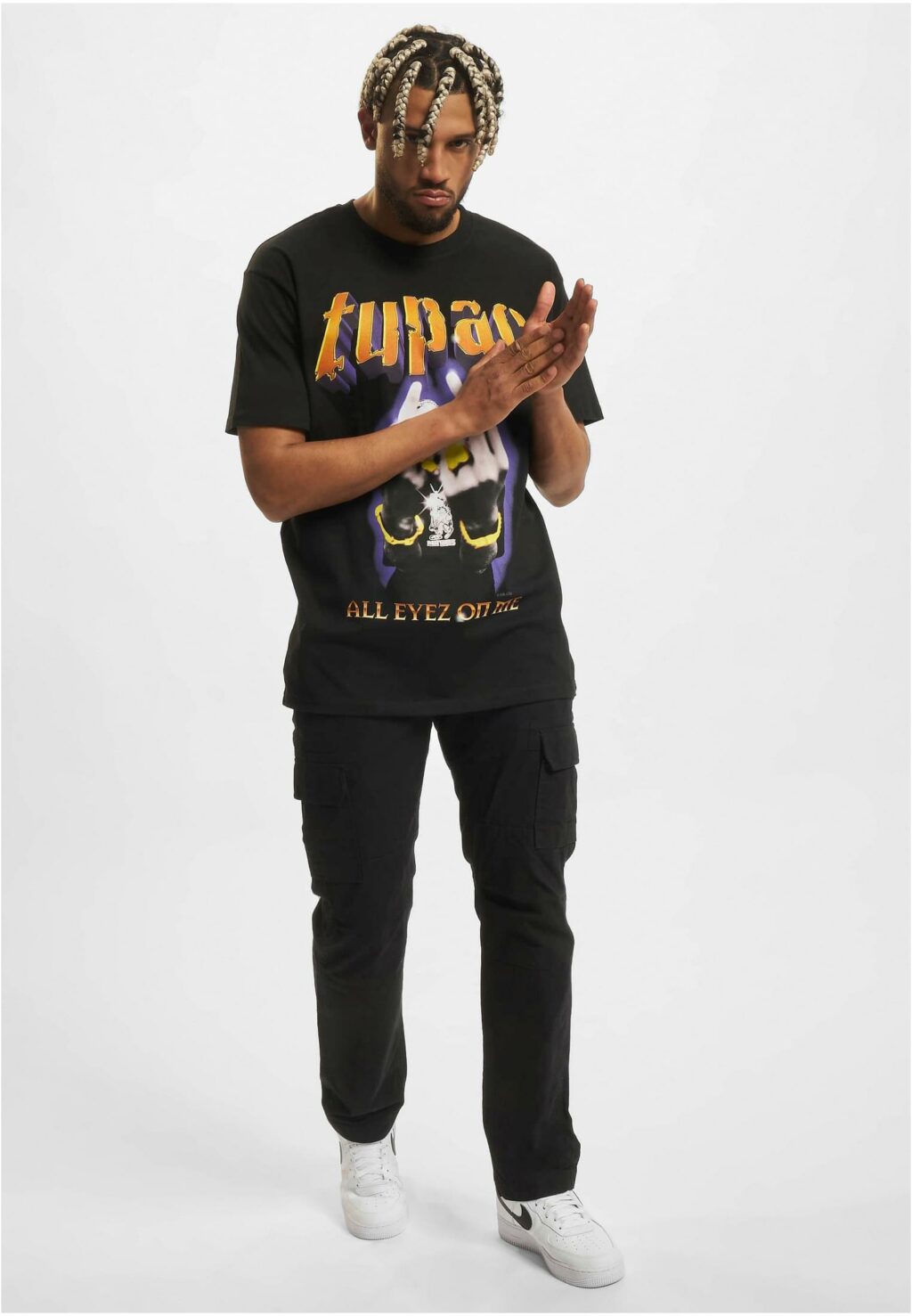 Tupac Thug Passion Oversize Tee black MT1924