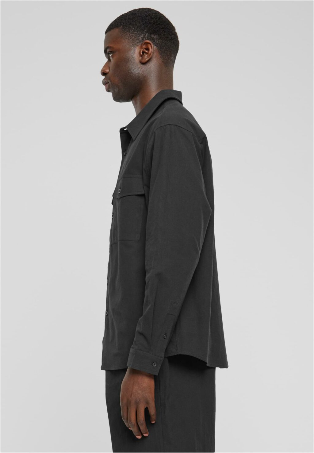Urban Classics Basic Crepe Shirt black TB6410