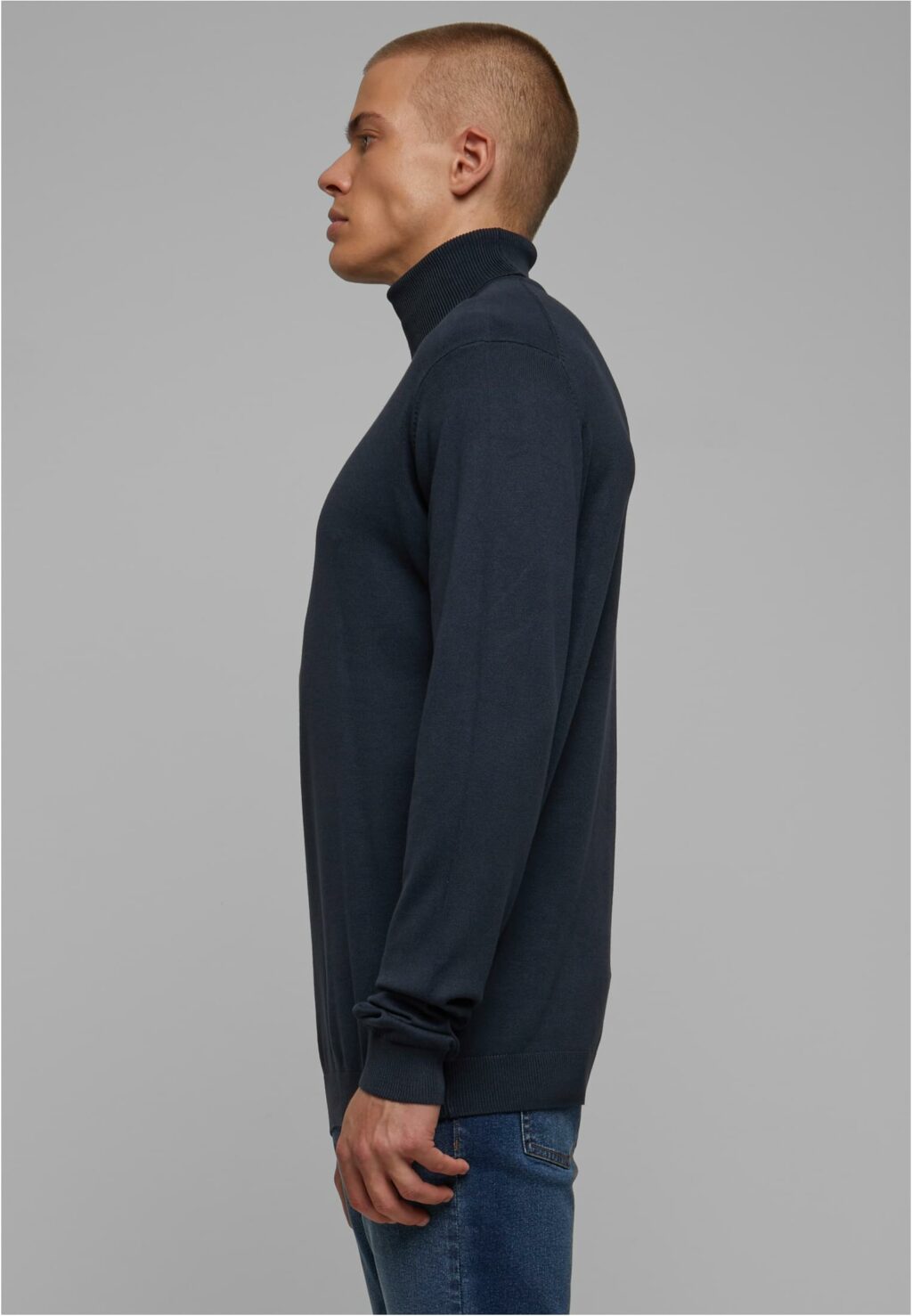 Urban Classics Knitted Turtleneck Sweater navy TB6360