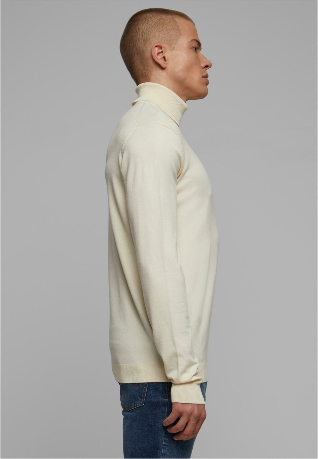 Urban Classics Knitted Turtleneck Sweater whitesand TB6360