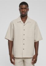 Urban Classics Relaxed Seersucker Short Sleeve Shirt cloud TB6409