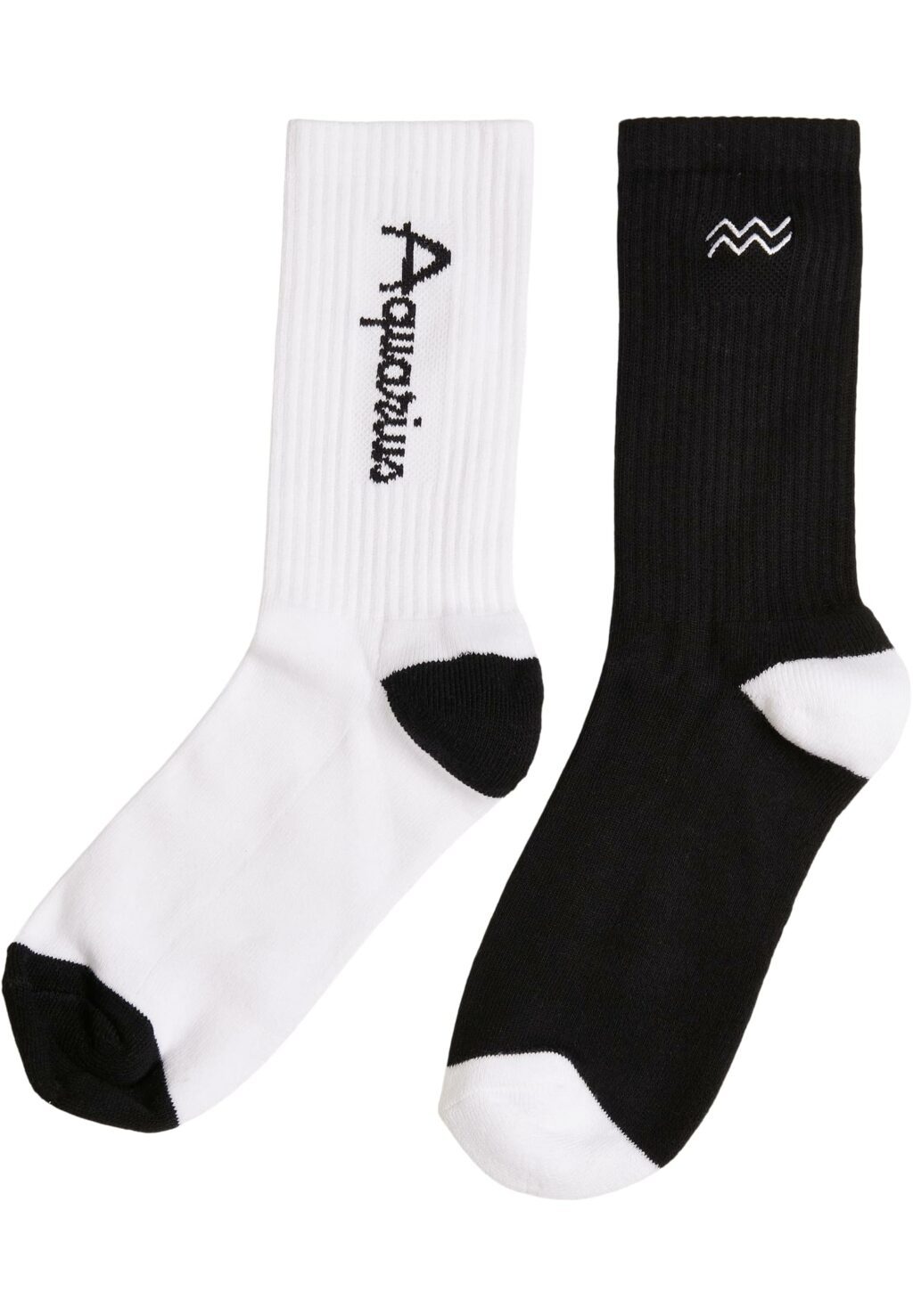 Zodiac Socks 2-Pack black/white aquarius MT2235