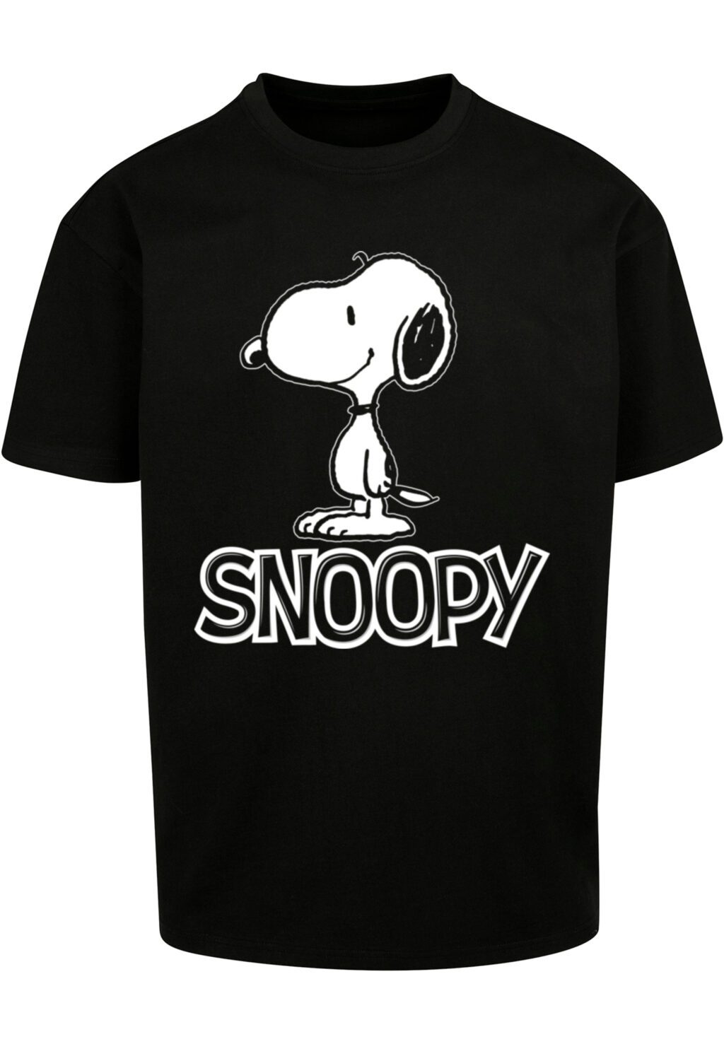 Peanuts Snoopy Oversize Tee black MC957