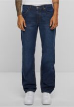 Urban Classics Heavy Ounce Straight Fit Jeans new dark blue washed TB6396