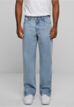 Urban Classics Heavy Ounce Straight Fit Zipped Jeans new light blue washed TB6640